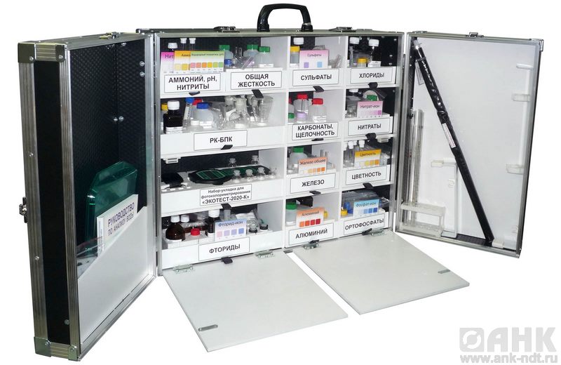 Полевая комплектная экспресс-лаборатория контроля воды «НКВ-12»