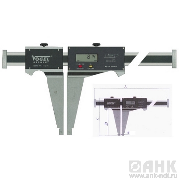 Штангенциркули Vogel цифровые с 2-мя подвижными губками*