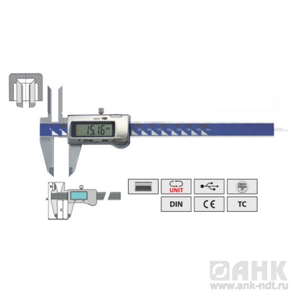 Штангенциркуль Vogel цифровые с удлиненными губками
