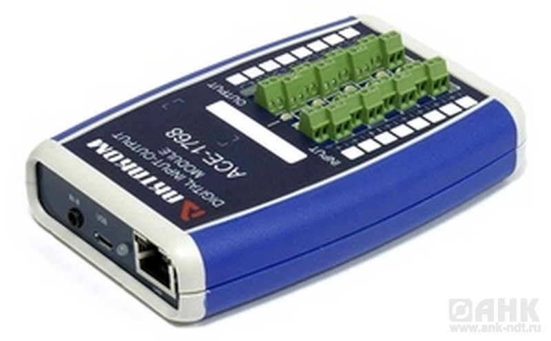 АСЕ-1768 USB/LAN модуль дискретного ввода-вывода 8-канальный