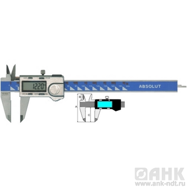 Штангенциркули Vogel цифровые DIN 862 Абсолют