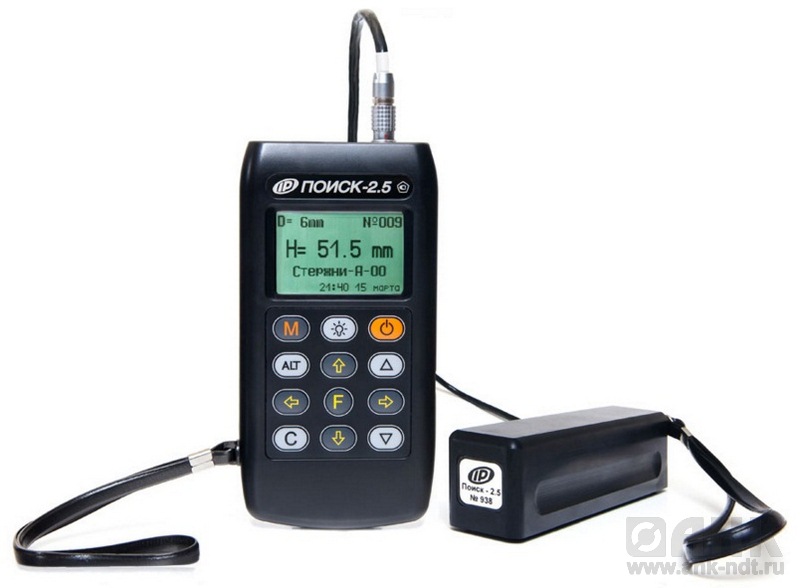 Измеритель защитного слоя бетона ПОИСК-2.5