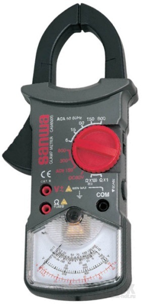 Токовые клещи аналоговые Sanwa CAM600S