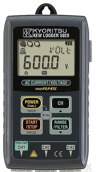 KEW 5020 — регистратор тока и напряжения