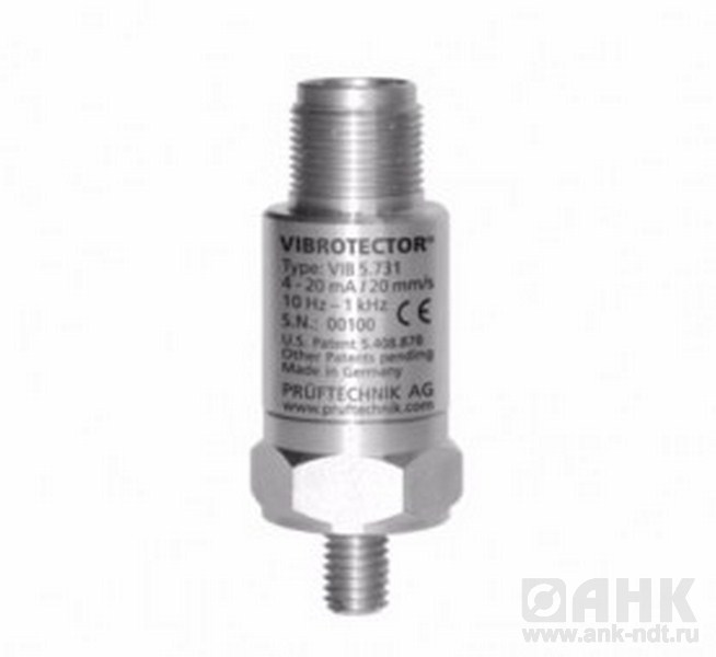 Преобразователь вибрации для контроля состояния электродвигателей, насосов и вентиляторов Pruftechnik VIBROTECTOR