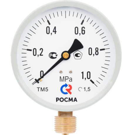 Поверка манометров стандартного исполнения Тип ТМ, серия 10 М2