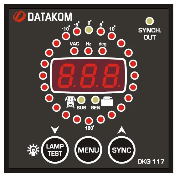 Синхроноскоп и реле синхронизации DATAKOM DKG-117