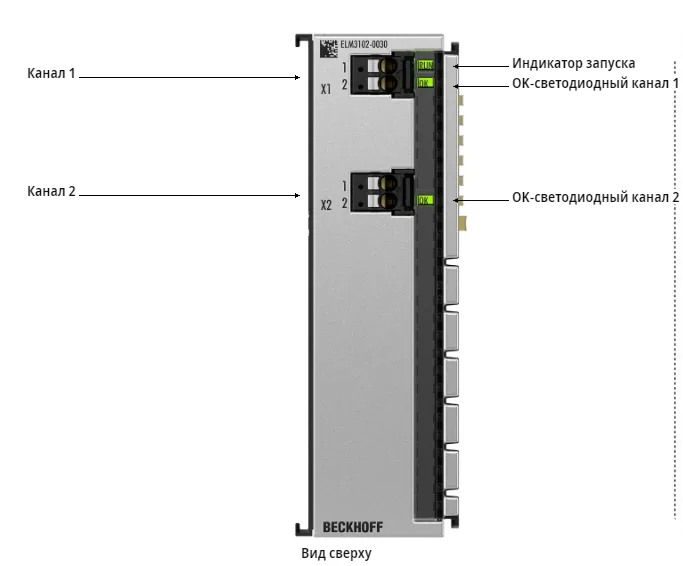 Терминал EtherCAT Beckhoff ELM3102-0030