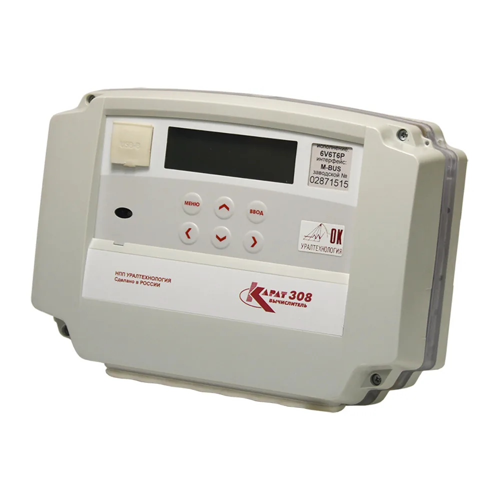 Тепловычислитель КАРАТ-308-6V6T6P-MBus