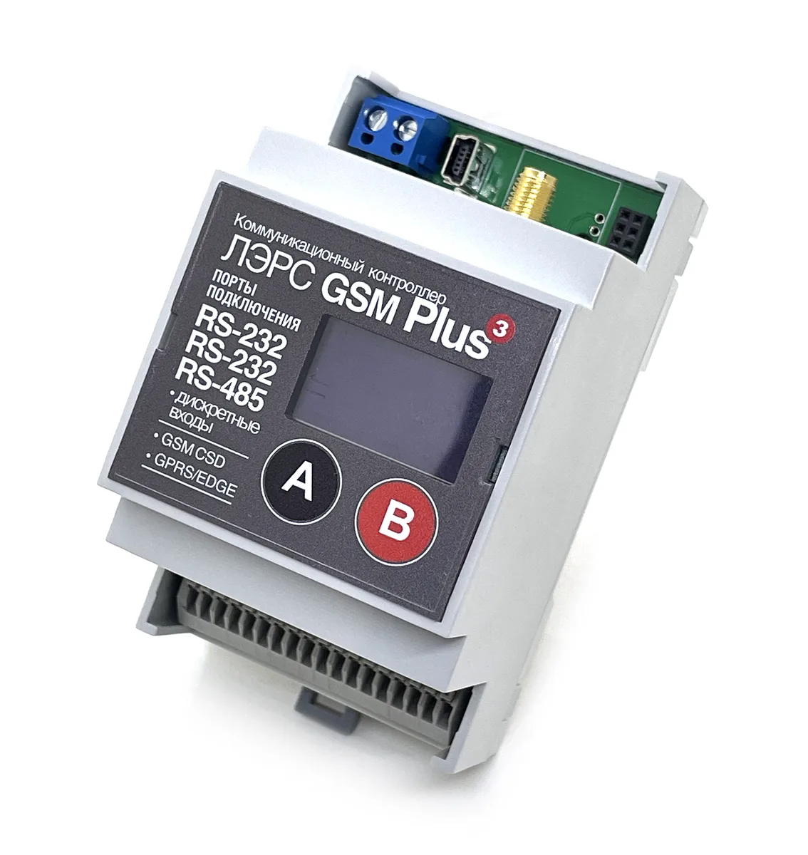 Контроллер ЛЭРС GSM Plus 3 RS-232/RS-232/RS-485