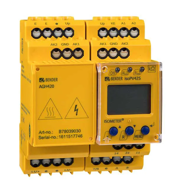 Устройство контроля сопротивления изоляции Bender ISOMETER isoPV425-D4 + AGH420