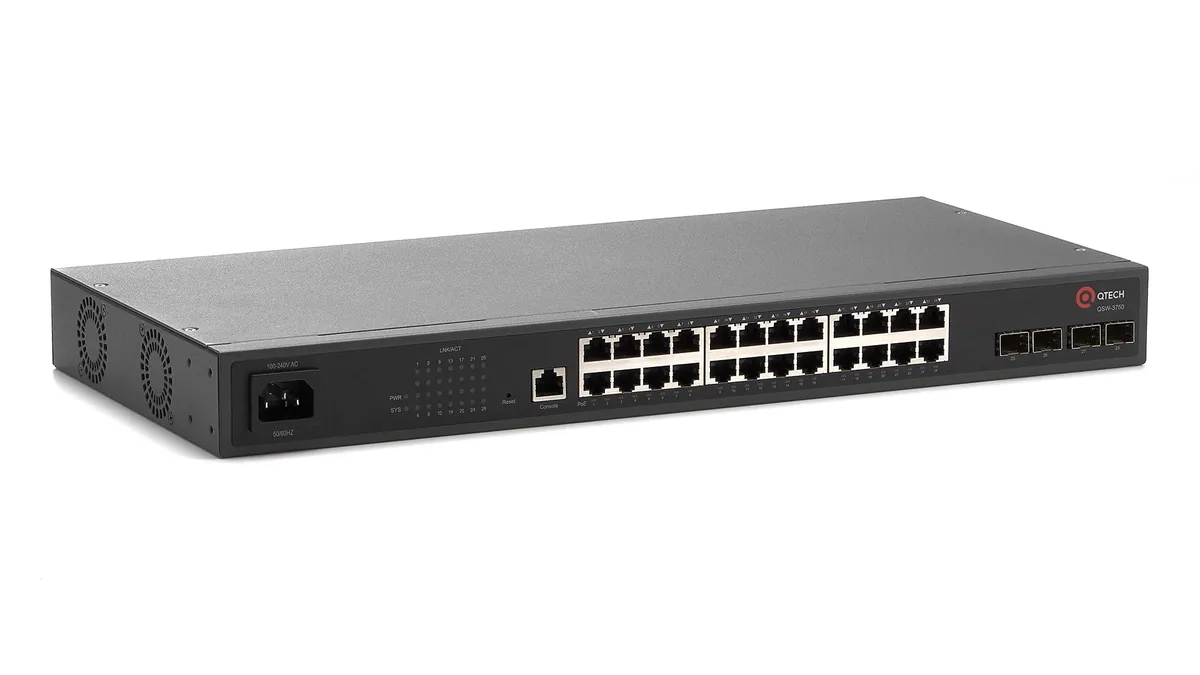 Управляемый коммутатор QTECH QSW-3750-28T-POE-AC
