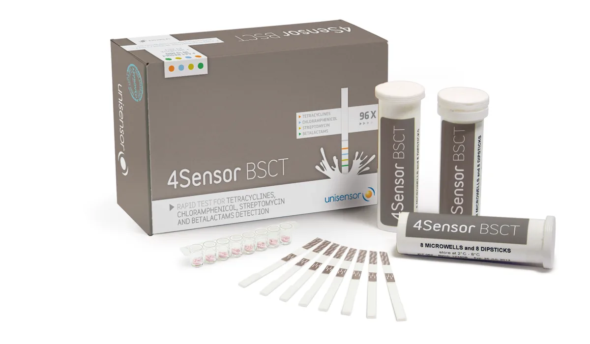 Тесты на наличие антибиотиков в молоке 4sensor KIT060