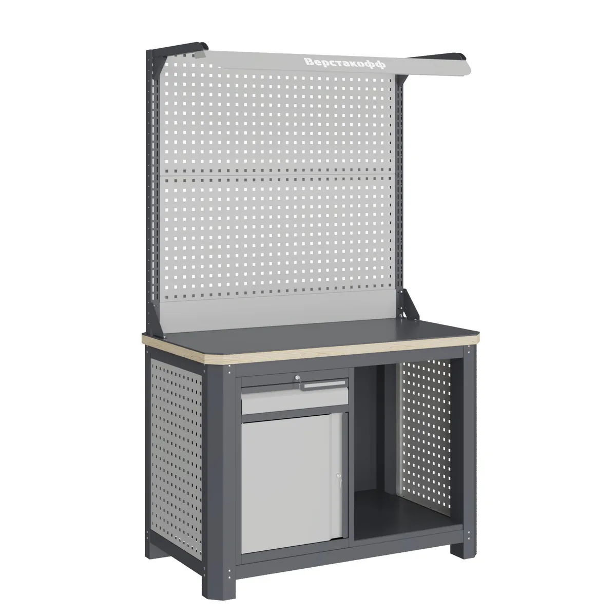 Верстак слесарный Верстакофф MCN 1252.S8.1-2F