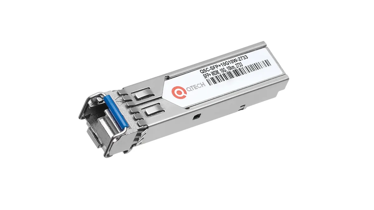 Оптический модуль SFP+ WDM BIDI QTECH QSC-SFP+10G10W-2733