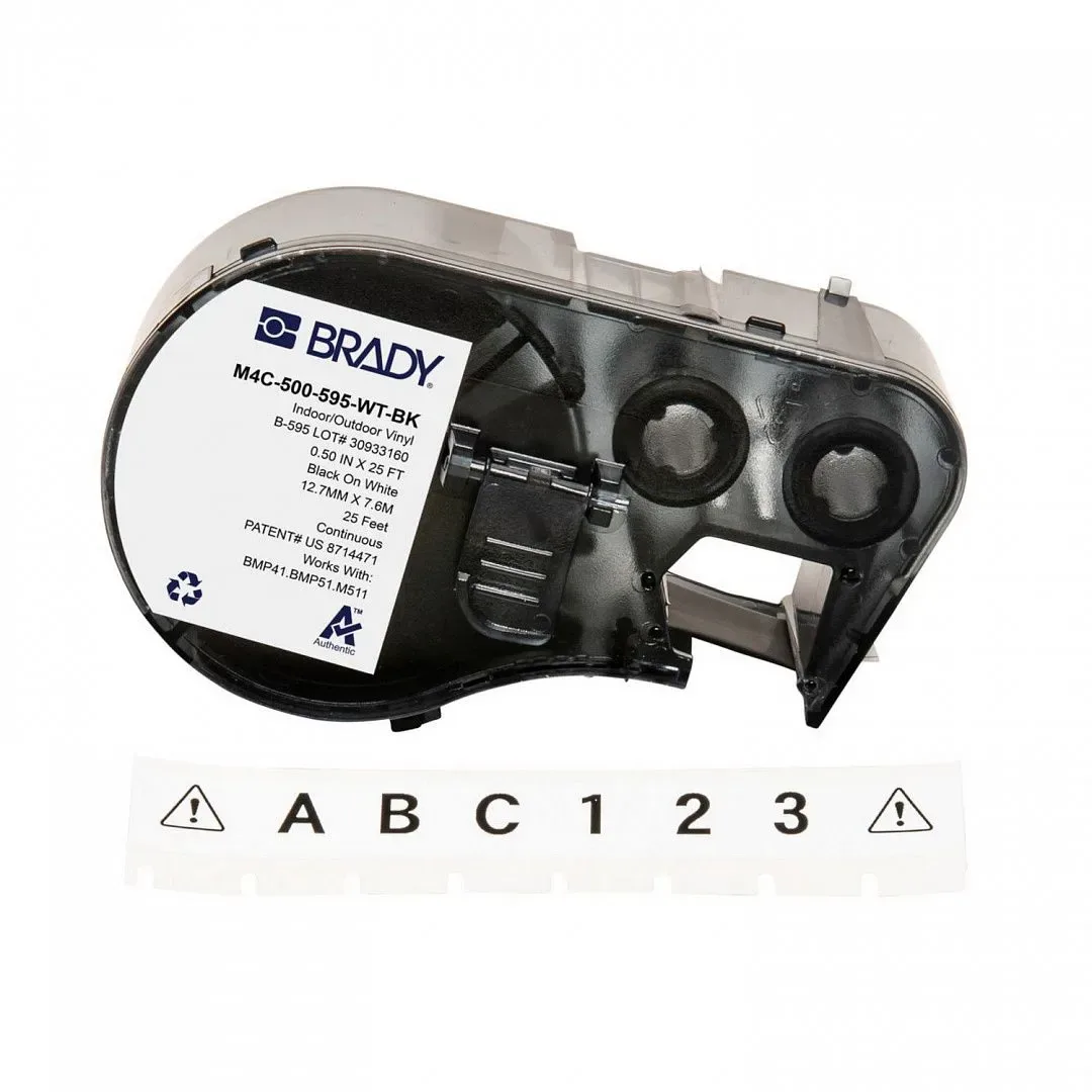 Непрерывная лента BRADY M4C-500-595-BL-WT